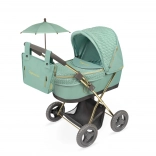 Folding doll stroller with parasol and bag Capriccio 60 cm