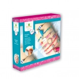 Sieraden maken: Heishi-kralenarmbanden - blauw en roze