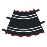 1/45° Curves for GO!!!, GO!!! Plus and Digital 143 Slot Car Tracks (4 pcs)