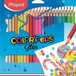 Driehoekige kleurpotloden MAPED Color'Peps, set van 48 kleuren