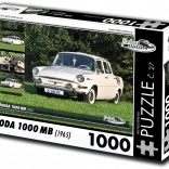 Puzzle RETRO-CARS Škoda 1000 MB (1965) – 1000 pieces