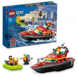 LEGO® City 60373 Brandweerreddingsboot en motorboot