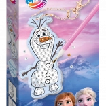 Porte-clés peinture diamant La Reine des Neiges