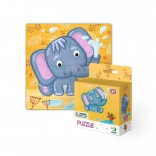 Baby Elephant Puzzle 16 Pieces