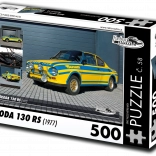 Retro-Cars puzzle ŠKODA 130 RS 500 pieces