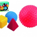 Sensorisk sæt med geometriske former LITTLE HERO, 4 stk