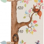 Goki houten groeimeter in het bos