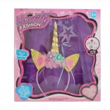 Kinder kostuumset eenhoorn – tutu-rokje, diadeem en toverstaf