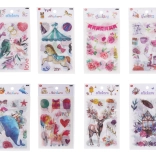 autocollants en papier mix de motifs 18,5 × 10 cm, 6 feuilles