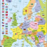Larsen Puzzle Political Map of Europe 48 pieces