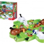 Dexterity Board Game HUNGRY ANIMALS – Farm & Marbles