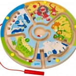 GOKI Wooden Magnetic Maze – Zoo