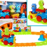 Set de train coloré jouet Dudu Train pour enfants