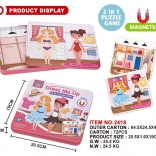 Metal Magnetic Stylist Set 2-in-1 for Little Designers