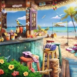Puzzle Beach Bar 1500 Pieces RAVENSBURGER