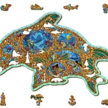 WOODEN CITY Wooden Puzzle Sea Jewels – 250 pieces, eco