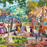 GIBSONS Puzzle Boarding the Bus 1000 pieces