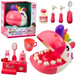 Unicorn Dentist - Children's Dental Set Pink