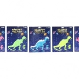 Svetleče nalepke za v temi Dinozavri 25,5 × 31 cm