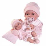 realistic baby doll with motion function and soft fabric body 34 cm