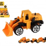 Mini construction cars metal/plastic 7 cm free roll mix types