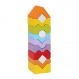 Tower XI - Wooden Puzzle CUBIKA, 12 Pieces