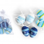 Decoratief geschilderd ei 6 cm