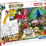 Double-sided puzzle Clementoni Zafari: In the Jungle 104 pieces
