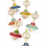 Small Foot Wooden Spinning Top with String