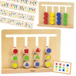 VIGA gioco logico – colori e forme Montessori