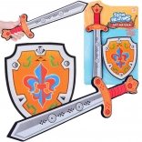 Foam Knight Set: Sword and Shield with Lily