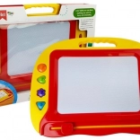 Tablette magique rouge avec tampons