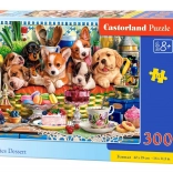 300-Piece Puzzle – Puppies with Dessert