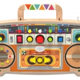 Wooden FM Radio – Interactive Activity Board for Kids