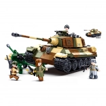 Sluban Battle of Budapest – German heavy tank TIGER II 2-in-1 building set
