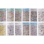 Lesklé nálepky mix