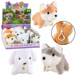 Plush Dog with Wagging Tail – Keychain