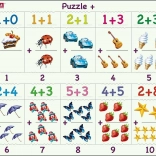 Larsen Puzzle Addition with Pictures 20 Pieces