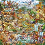 2000-Piece Puzzle Exotic Safari