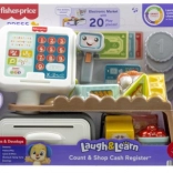 talking Fisher‑Price cash register with scanner and Smart Stages (cz/sk/eng/hu/pl)