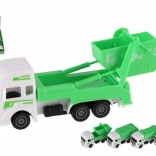 Kommunale tjenester plastbil 12 cm med pullback-funktion
