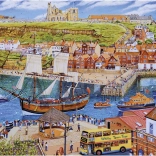 GIBSONS puzzle Endeavour, Whitby 1000 pieces