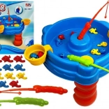 Fishing game for kids with table and 15 fish
