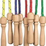 Ugrókötél lakkozott fa fogantyúkkal 255 cm GOKI