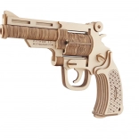 Woodcraft puzzle 3D en bois revolver