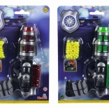 space ball blaster with ammo 18 cm, 2 colors