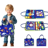 Szenzoros busy könyv Dinoszauruszok 4 – 2Kids Toys