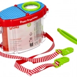 Kinder observatiepot met vergrootglas en pincet Goki
