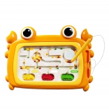 Magnetic Board Montessori Labyrinth Crab Orange WOOPIE