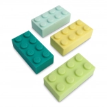 LEGO school erasers 8 pcs – colorful erasing bricks